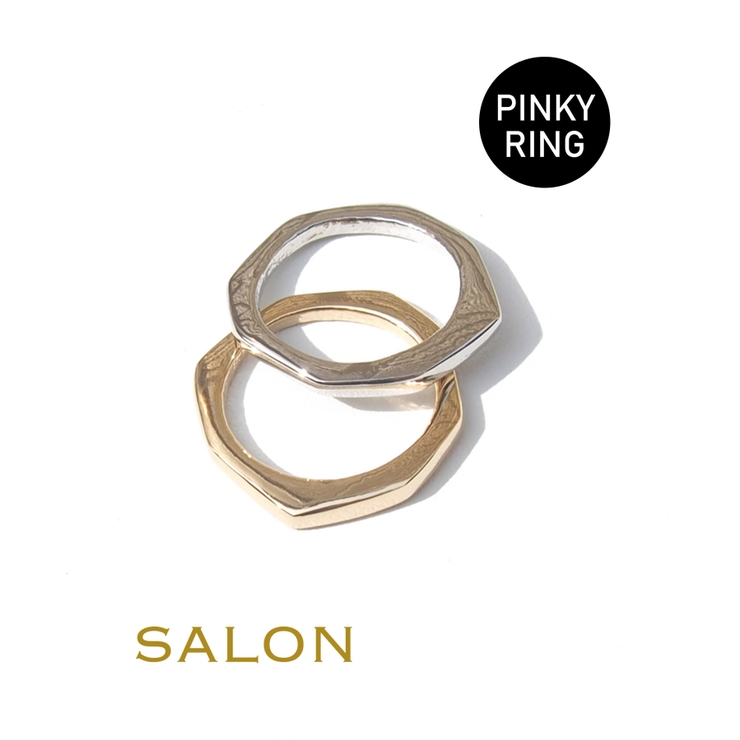 SALON ニュアンスピンキーリング プラチナメッキ | TRANSIT ACCSESSORY  | 詳細画像1 