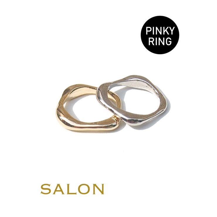 SALON ニュアンスピンキーリング プラチナメッキ | TRANSIT ACCSESSORY  | 詳細画像1 