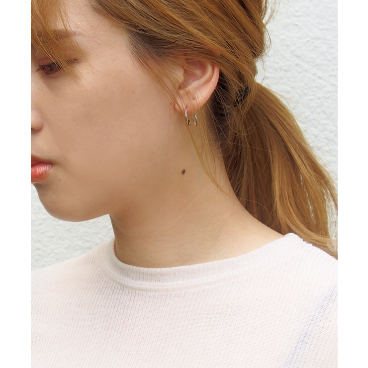 シルバー | オリジナル ピアス フープピアス | TRANSIT ACCSESSORY 