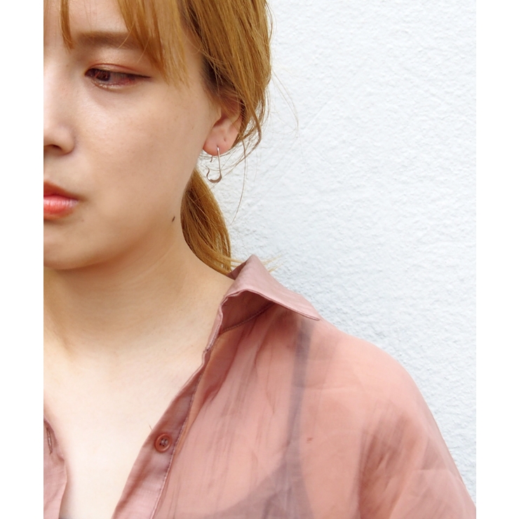 シルバー | 【SALON】オリジナル ピアス フープピアス | TRANSIT ACCSESSORY 