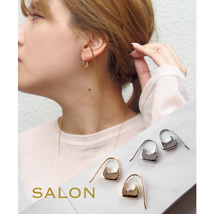【SALON】オリジナル ピアス フープピアス | TRANSIT ACCSESSORY  | 詳細画像1 