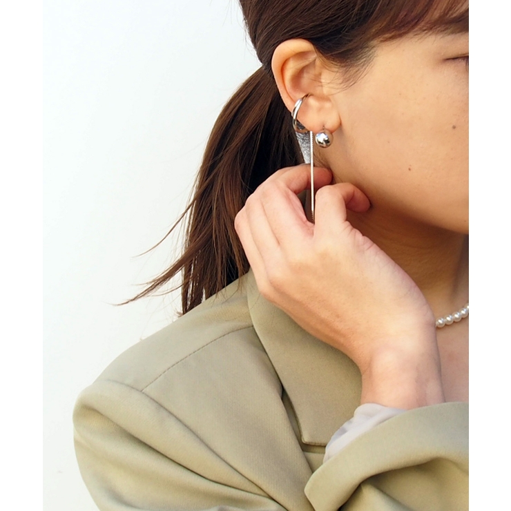 ★agnes b. Arrow\" 片耳ピアス イヤーカフセット/送料込 アクセサリー｜To b. by agnès b.（トゥービー バイ