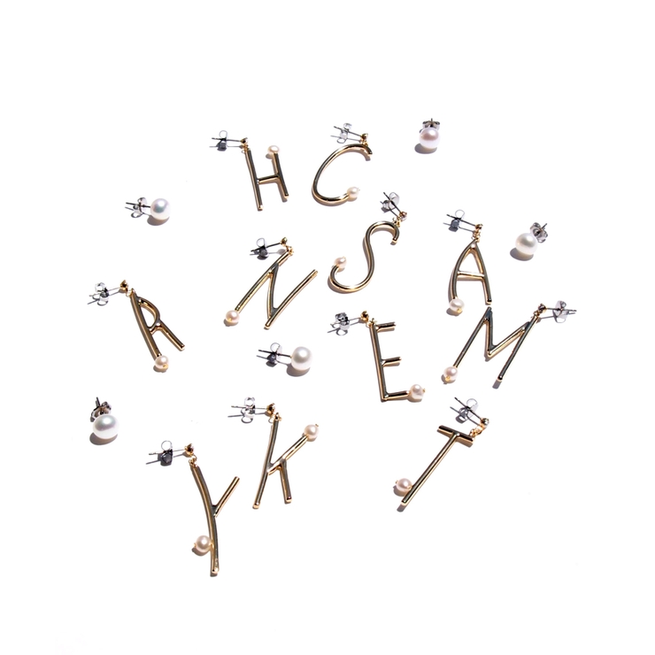 オリジナル ピアス イニシャル | TRANSIT ACCSESSORY  | 詳細画像18 