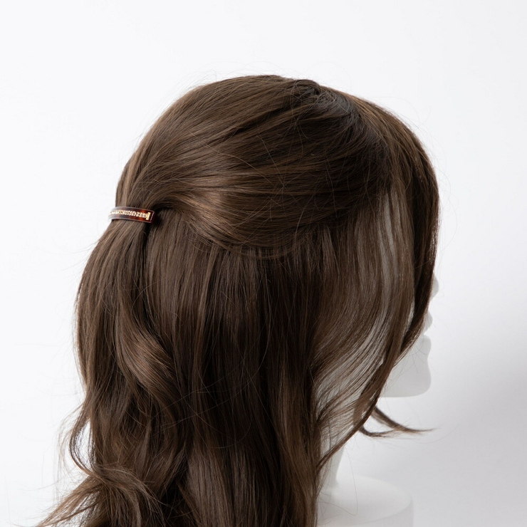アレクサンドルドゥパリALEXANDREDEPARISAA10-1787-54ヘアーアクセサリーレディースアクセサリーバレッタBARRETTEヘアクリップ髪留めシンプルスワロフスキークリスタルHAIRCLIPアクセント10cmプレゼントお祝い記念女性ブラックエカイユ