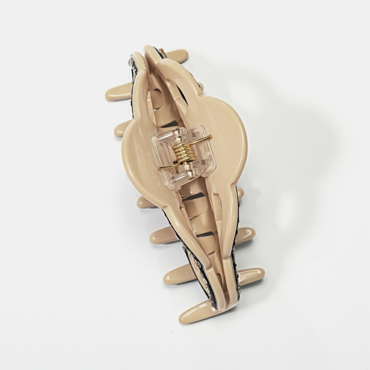 アレクサンドルドゥパリALEXANDREDEPARISACCS-16163-02ヘアーアクセサリーTIMELESSCOLLECTIONPINCECHANDELIERSTRASSSMALLレディースアクセサリークリップCLIPSサイズヘアクリップ髪留め6cmギフトプレゼントお祝い記念女性ベージュブラック