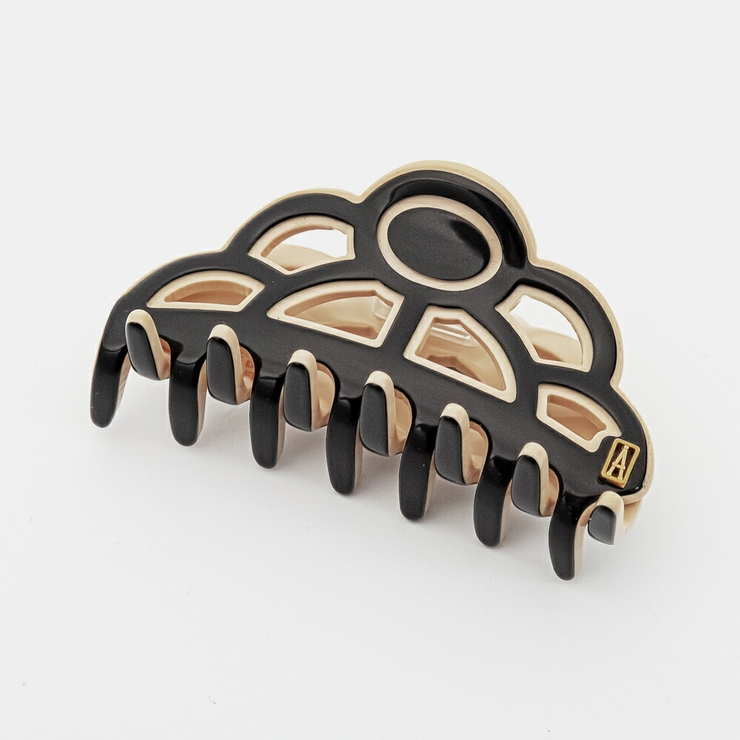 アレクサンドルドゥパリALEXANDREDEPARISACCS-16163-03ヘアーアクセサリーレディースアクセサリークリップCLIPSヘアクリップ髪留めSサイズHAIRCLIPアクセント6cmシャンデリアハーフアップスタイルギフトプレゼントお祝い記念女性ベージュブラック