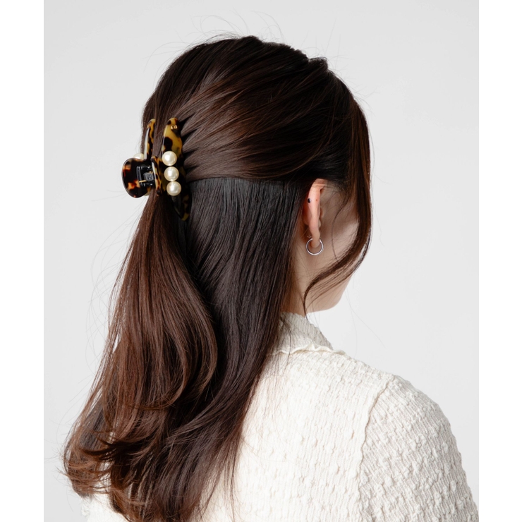 アレクサンドル ドゥ パリ ヘアクリップ M アルビノス