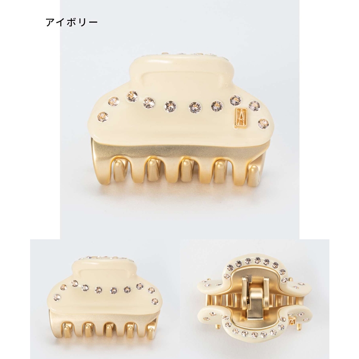アレクサンドルドゥパリALEXANDREDEPARISICC45-14339-06ヘアーアクセサリーレディースヴァンドームクリップVENDOMECLIPSサイズヘアクリップ髪留めスワロフスキークリスタルHAIRアクセント4.5cmハーフアップスタイルギフトプレゼントお祝い記念全5色