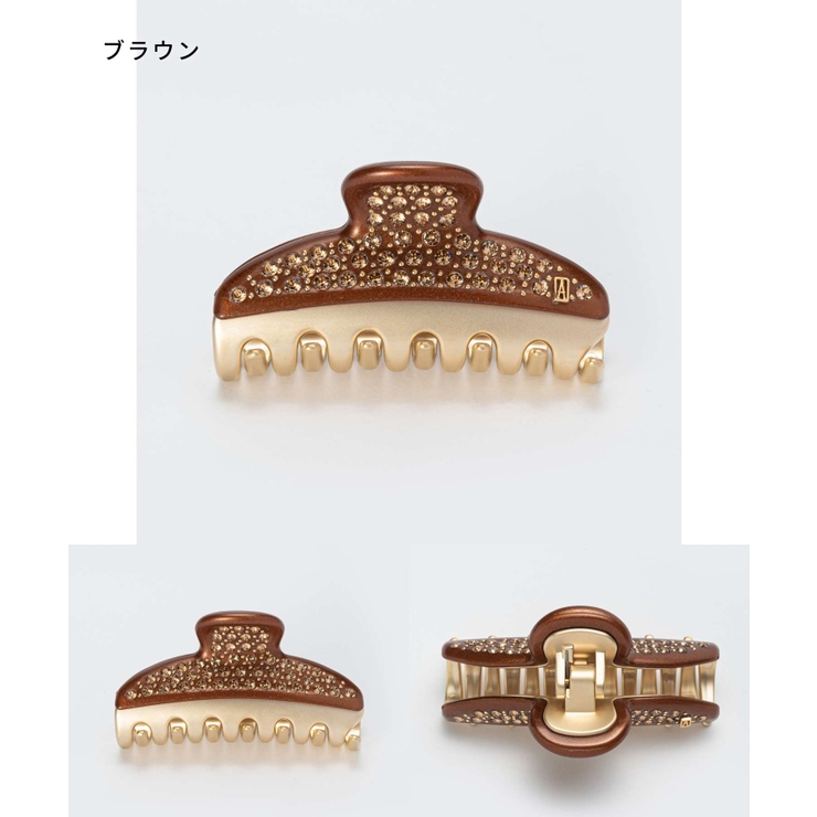 アレクサンドルドゥパリALEXANDREDEPARISICCM-15571-04ヘアーアクセサリーレディースヴァンドームクリップVENDOMECLIPMサイズ髪留めスワロフスキークリスタルPINCESHAIRアクセント7.5cmミディアムヘアスタイルギフトプレゼントお祝い記念全5色