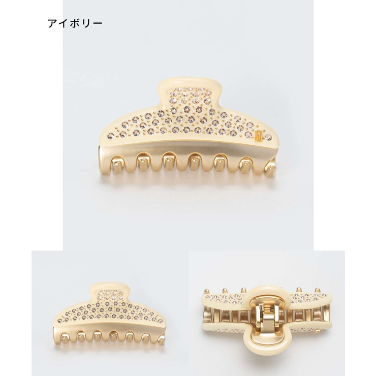 アレクサンドルドゥパリALEXANDREDEPARISICCM-15571-04ヘアーアクセサリーレディースヴァンドームクリップVENDOMECLIPMサイズ髪留めスワロフスキークリスタルPINCESHAIRアクセント7.5cmミディアムヘアスタイルギフトプレゼントお祝い記念全5色