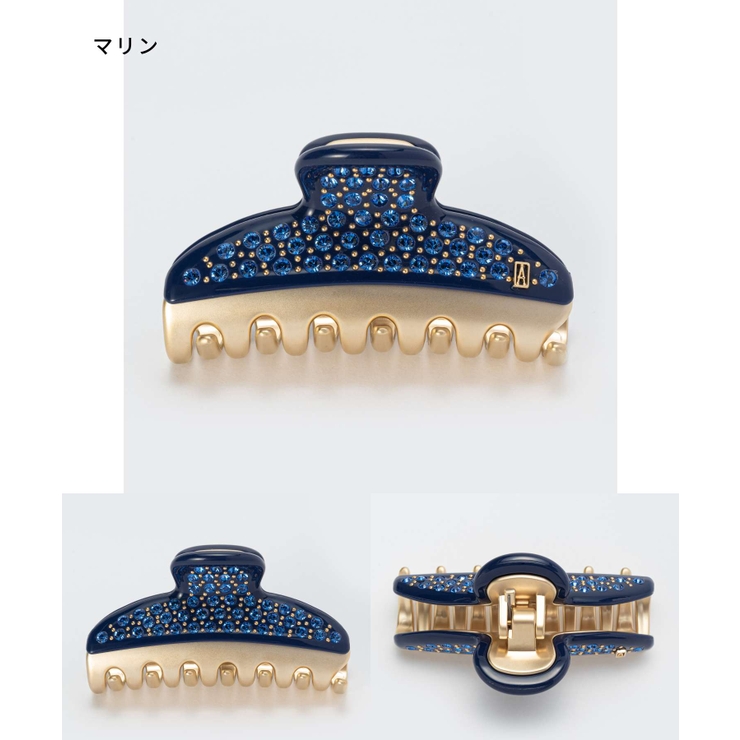 アレクサンドルドゥパリALEXANDREDEPARISICCM-15571-04ヘアーアクセサリーレディースヴァンドームクリップVENDOMECLIPMサイズ髪留めスワロフスキークリスタルPINCESHAIRアクセント7.5cmミディアムヘアスタイルギフトプレゼントお祝い記念全5色
