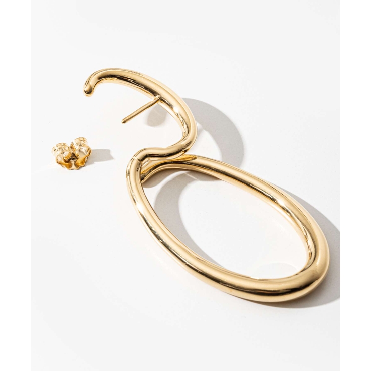 極美品】シャルロットシェネ／ニードルフープピアス／左右片耳用【希少