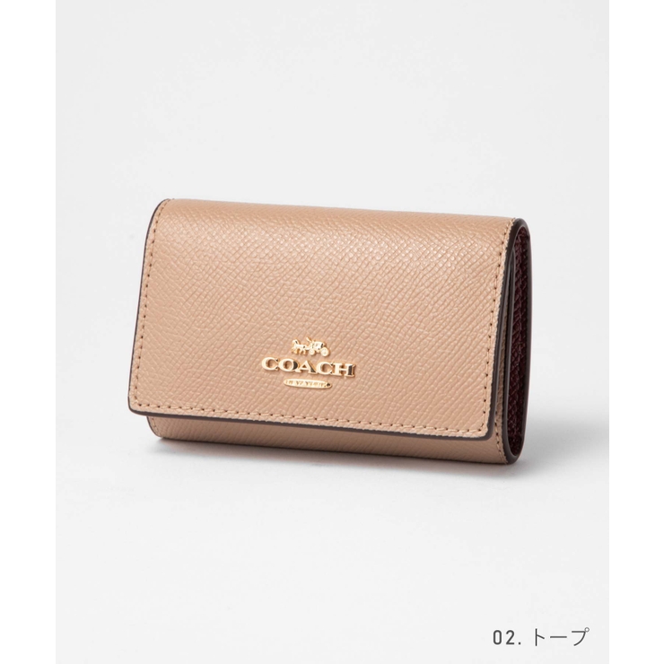 02. トープ】COACH 76741 キーケース[品番：TRDW0000296]｜U-STREAM