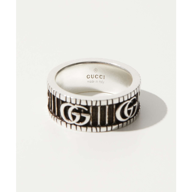 グッチGUCCI551899J8400リングGGMARMONTRING8MMAGEDSILVERメンズレディースアクセサリー指輪ダブルGスターリングシルバージュエリーギフトプレゼントエレガントお祝い記念おしゃれクリスマスシルバー0809121314162224
