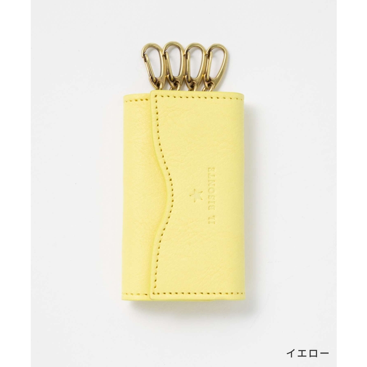 MARNI 6連キーケース レザー　イエローとベージュ MARNI 6連キーケース レザーイエローとベージュ
