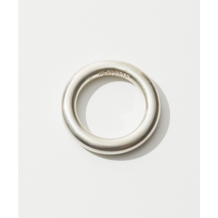 ジルサンダーJILSANDERJ11UQ0001J12002リングレディースアクセサリー指輪クラシックリングロゴ刻印シンプルジュエリーカジュアルギフトプレゼントお祝い記念CLASSICRING1シルバーゴールド91317号相当