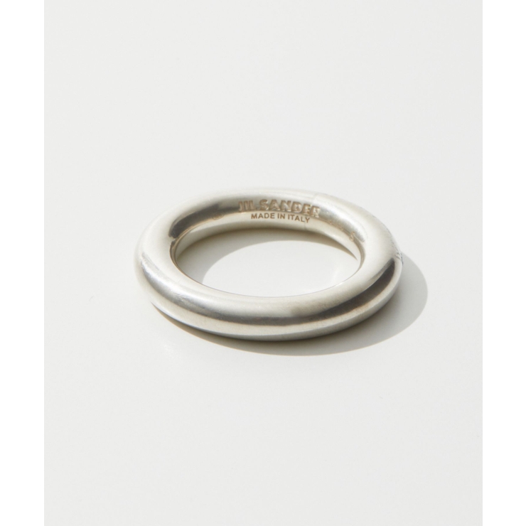 ジルサンダーJILSANDERJ11UQ0001J12002リングレディースアクセサリー指輪クラシックリングロゴ刻印シンプルジュエリーカジュアルギフトプレゼントお祝い記念CLASSICRING1シルバーゴールド91317号相当