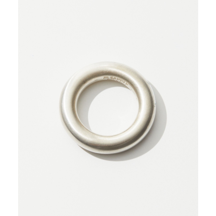 ジルサンダーJILSANDERJ11UQ0003J12002リングレディースアクセサリー指輪クラシックリングロゴ刻印シンプルジュエリーカジュアルギフトプレゼントお祝い記念CLASSICRING2シルバーゴールド91317号相当