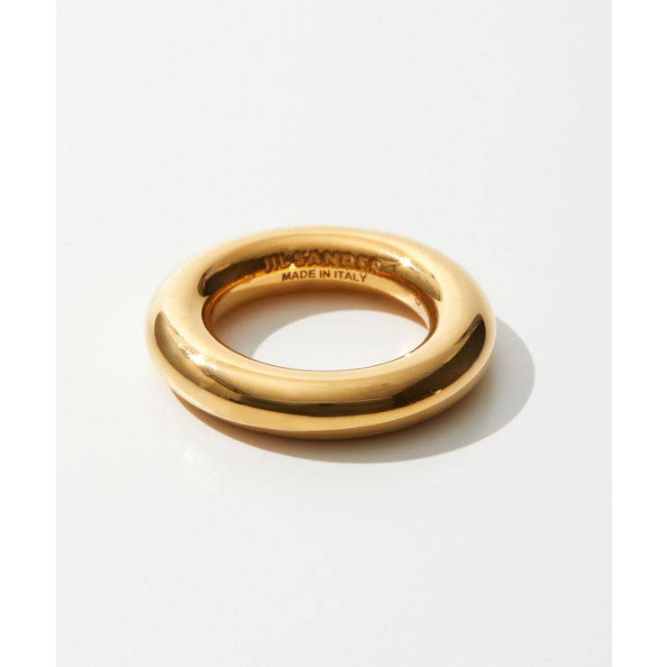ジルサンダーJILSANDERJ11UQ0003J12002リングレディースアクセサリー指輪クラシックリングロゴ刻印シンプルジュエリーカジュアルギフトプレゼントお祝い記念CLASSICRING2シルバーゴールド91317号相当