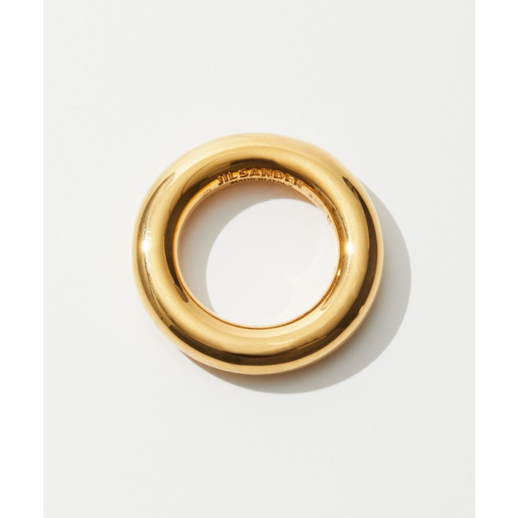 ジルサンダーJILSANDERJ11UQ0003J12002リングレディースアクセサリー指輪クラシックリングロゴ刻印シンプルジュエリーカジュアルギフトプレゼントお祝い記念CLASSICRING2シルバーゴールド91317号相当