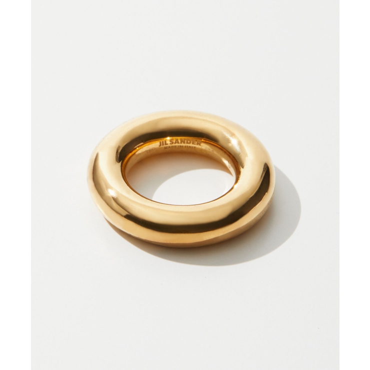 ジルサンダーJILSANDERJ11UQ0004J12002リングレディースアクセサリー指輪クラシックリングロゴ刻印シンプルジュエリーカジュアルギフトプレゼントお祝い記念CLASSICRING3シルバーゴールド91317号相当