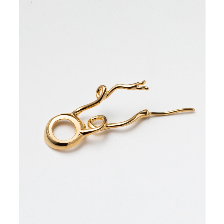 マリアブラックMARIABLACK100811YGピアスSamirEarringGoldHPレディースアクセサリーサミル片耳販売シルバー925GOLDシングルジュエリーカジュアルイヤリングギフトプレゼントお祝い記念かわいいおしゃれクリスマスイアリングイエローゴールド
