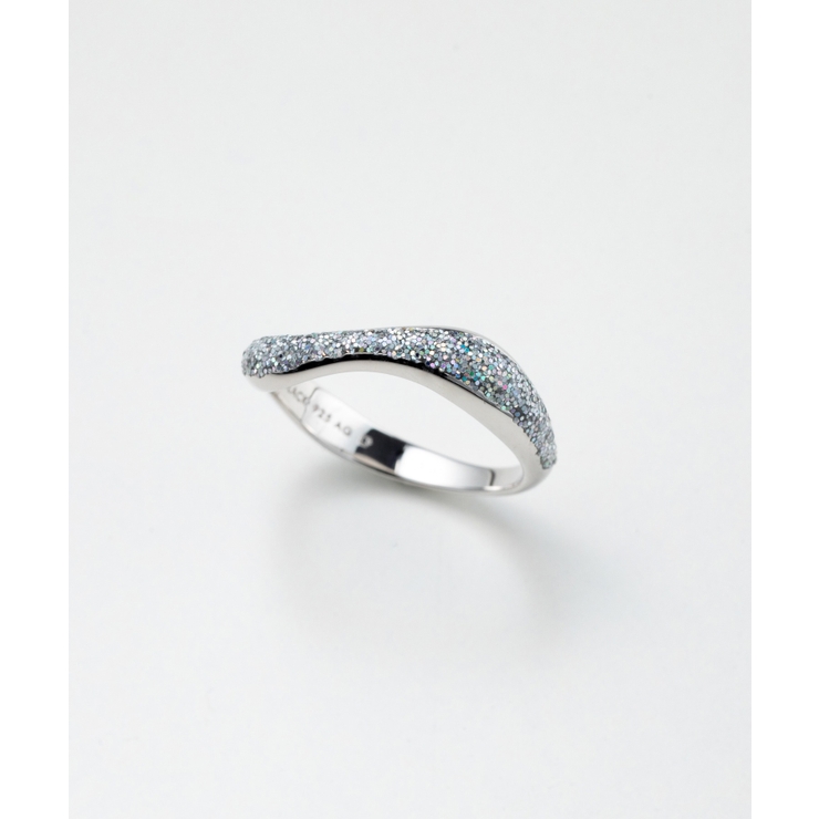 マリアブラックMARIABLACK500418AGリングAuraOpalGlitterRingSilverHPレディースアクセサリー指輪シルバー925シンプルジュエリーカジュアルギフトプレゼントお祝い記念かわいいおしゃれクリスマスシルバー10～14号相当