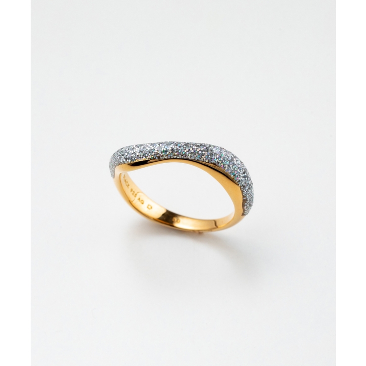 マリアブラックMARIABLACK500418YGリングAuraOpalGlitterRingGoldHPレディースアクセサリー指輪シルバー925シンプルジュエリーカジュアルギフトプレゼントお祝い記念かわいいおしゃれクリスマスイエローゴールド10～14号相当
