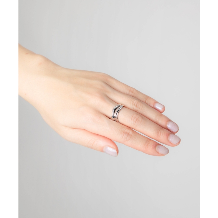 マリアブラックMARIABLACK500425AGリングVayuRingStackSilverHPレディースアクセサリー指輪シルバー925シンプルジュエリーカジュアルギフトプレゼントお祝い記念かわいいおしゃれクリスマスシルバー10～14号相当