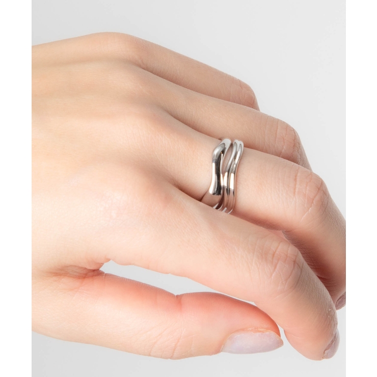 マリアブラックMARIABLACK500425AGリングVayuRingStackSilverHPレディースアクセサリー指輪シルバー925シンプルジュエリーカジュアルギフトプレゼントお祝い記念かわいいおしゃれクリスマスシルバー10～14号相当