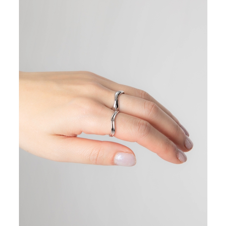 マリアブラックMARIABLACK500425AGリングVayuRingStackSilverHPレディースアクセサリー指輪シルバー925シンプルジュエリーカジュアルギフトプレゼントお祝い記念かわいいおしゃれクリスマスシルバー10～14号相当
