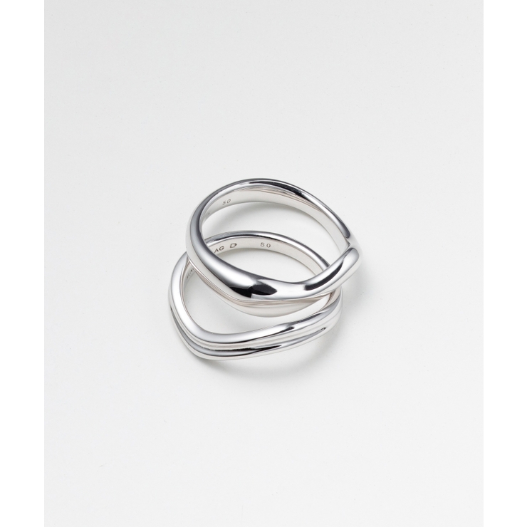マリアブラックMARIABLACK500425AGリングVayuRingStackSilverHPレディースアクセサリー指輪シルバー925シンプルジュエリーカジュアルギフトプレゼントお祝い記念かわいいおしゃれクリスマスシルバー10～14号相当