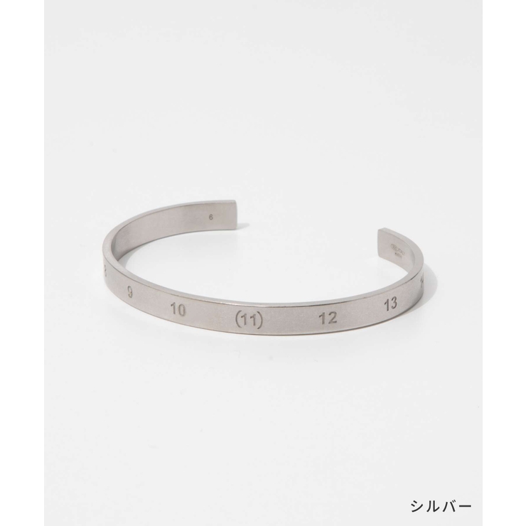 メゾンマルジェラMAISONMARGIELASI8UY0003SV0129ブレスレットCuffメンズレディースアクセサリーナンバリングカフブレスレットバングルジュエリーギフトプレゼントシルバー925silver925お祝い記念おしゃれゴールドシルバー04050607