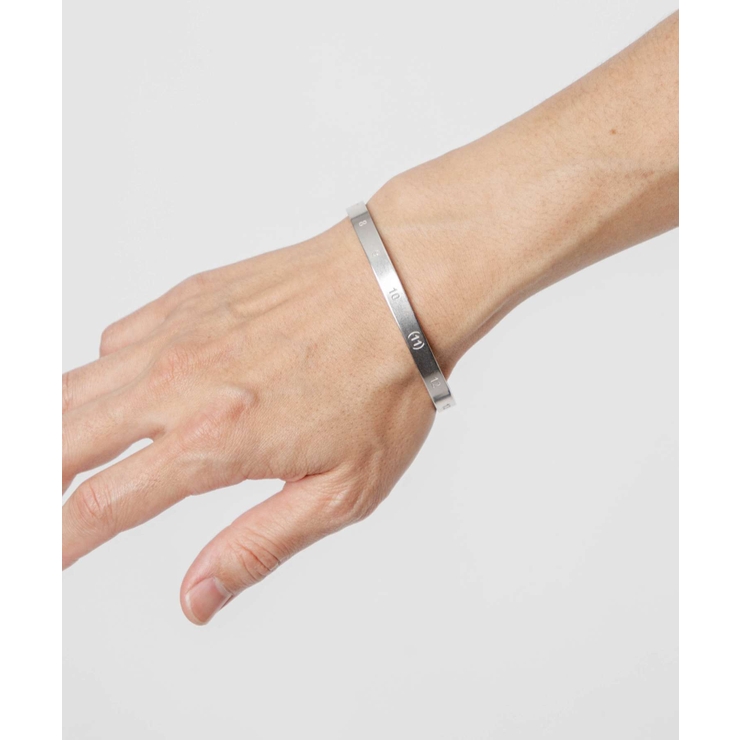 メゾンマルジェラMAISONMARGIELASI8UY0003SV0129ブレスレットCuffメンズレディースアクセサリーナンバリングカフブレスレットバングルジュエリーギフトプレゼントシルバー925silver925お祝い記念おしゃれゴールドシルバー04050607