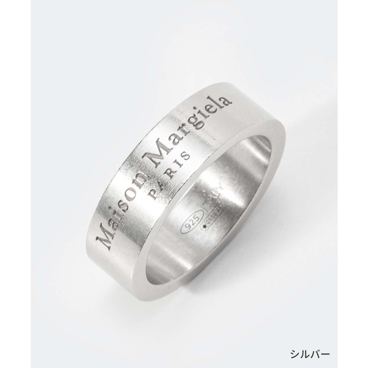 メゾンマルジェラMAISONMARGIELASM1UQ0081SV0158リングRINGメンズレディースアクセサリーロゴミディアム指輪ジュエリーギフトプレゼントシルバー925silver925お祝い記念おしゃれシルバー9～17号