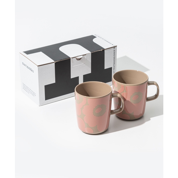 マリメッコMarimekko072581カップ/グラスメンズレディースキッチン用品食器ウニッコマグカップコップペア2個セットラテマグ250mlスモールマグオイバ洋食器食卓ギフトプレゼントおしゃれOivaUnikkomug2.5dl2pcsテラ×ピーチ