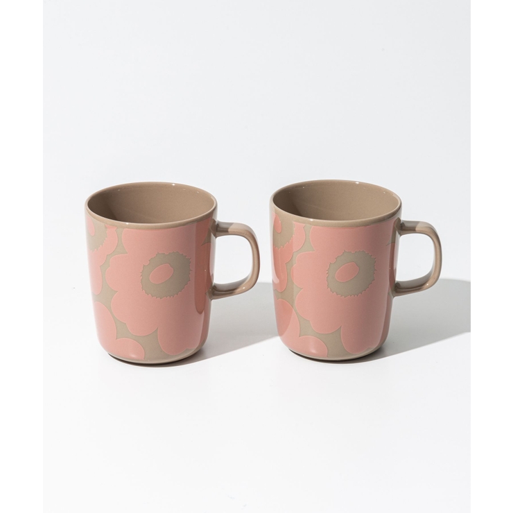 マリメッコMarimekko072581カップ/グラスメンズレディースキッチン用品食器ウニッコマグカップコップペア2個セットラテマグ250mlスモールマグオイバ洋食器食卓ギフトプレゼントおしゃれOivaUnikkomug2.5dl2pcsテラ×ピーチ