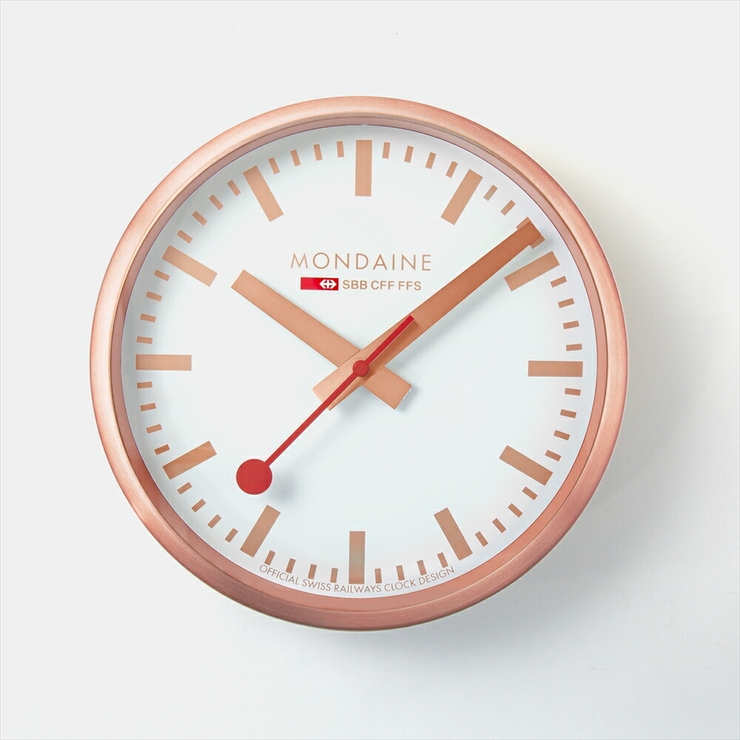 モンディーンMONDAINEA990CLOCK掛け時計メンズレディース時計ウォールクロック壁掛け時計オフィスインテリア25cmクォーツプレゼントお祝いギフト新築祝い開業祝い入学祝い記念クォーツ全6色18SBV18SBG18SBK16SBB11SBC64SBB