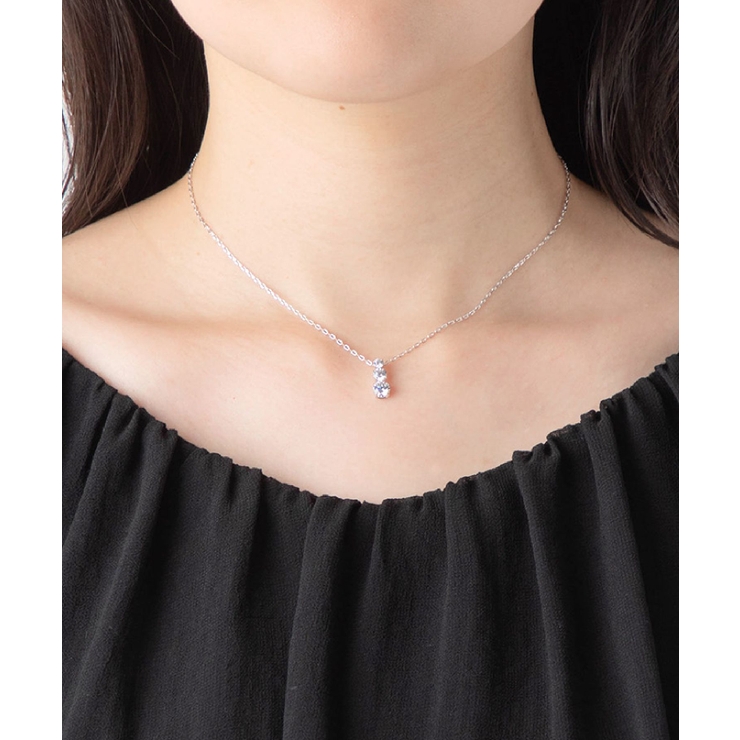 スワロフスキーswarovski5414970ネックレスAttractTrilogyレディースアクセサリーアトラクトトリロジーペンダントラウンドカットホワイトロジウムプレーティングシンプルジュエリーチェーンネックレスギフトプレゼントお祝い記念シルバー