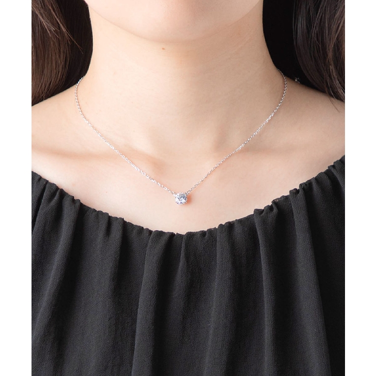 スワロフスキーswarovski5636706ネックレスConstellaレディースアクセサリーコンステラペンダントラウンドカットホワイトロジウムプレーティングシンプルジュエリーチェーンネックレスギフトプレゼントお祝い記念シルバー