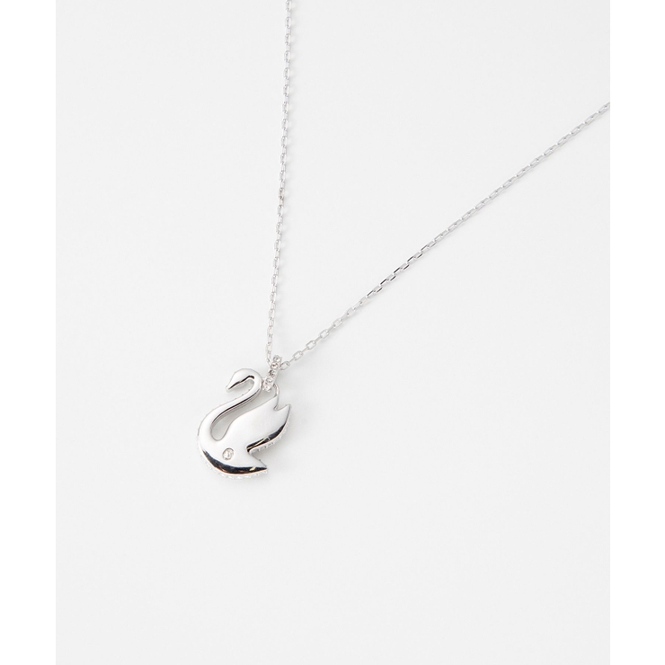 スワロフスキーswarovski5647872ネックレスIconicSwanレディースアクセサリーアイコニックスワンペンダント中ホワイトロジウムプレーティングシンプルジュエリーチェーンネックレスギフトプレゼントお祝い記念シルバー
