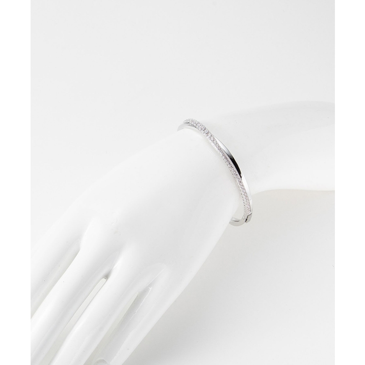 スワロフスキーswarovski5565210ブレスレットTwistレディースアクセサリーツイストブレスレットバングルホワイトロジウムプレーティングシンプルジュエリーギフトプレゼントお祝い記念シルバー