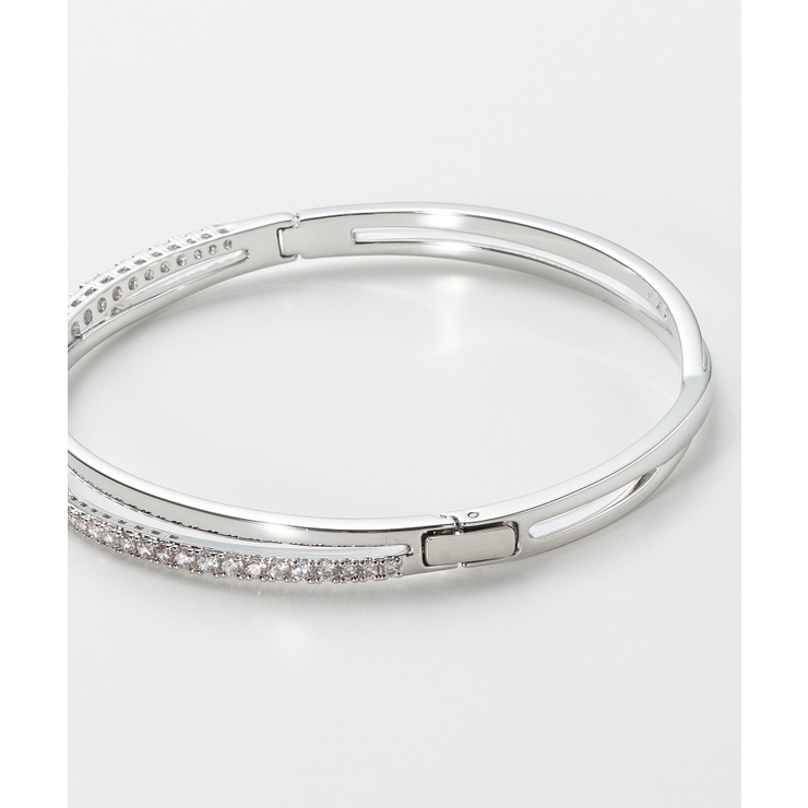 スワロフスキーswarovski5565210ブレスレットTwistレディースアクセサリーツイストブレスレットバングルホワイトロジウムプレーティングシンプルジュエリーギフトプレゼントお祝い記念シルバー