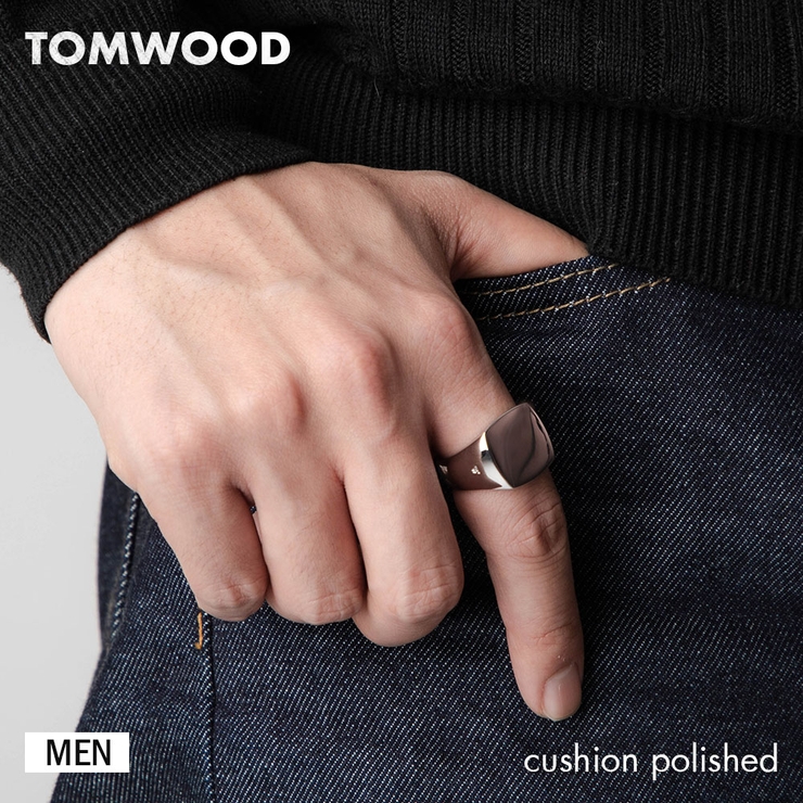 TOM WOOD　CUSHION POLISHED Ring  58