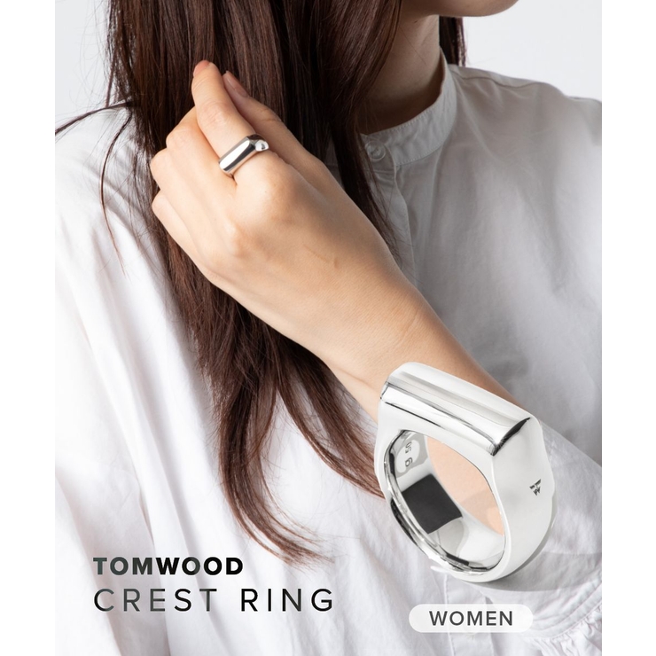 TOM WOOD リング チョイ傷オニキス 58(17号）（TOM WOOD Mesh