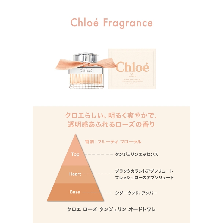 クロエ ローズ タンジェリン オードトワレ 30mL 50mL 75mL | U.HEALTH＆BEAUTY  | 詳細画像2 