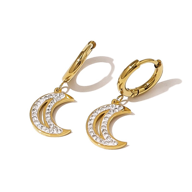 ゴールド | ムーンピアス【韓国ファッション】 | Ulysses