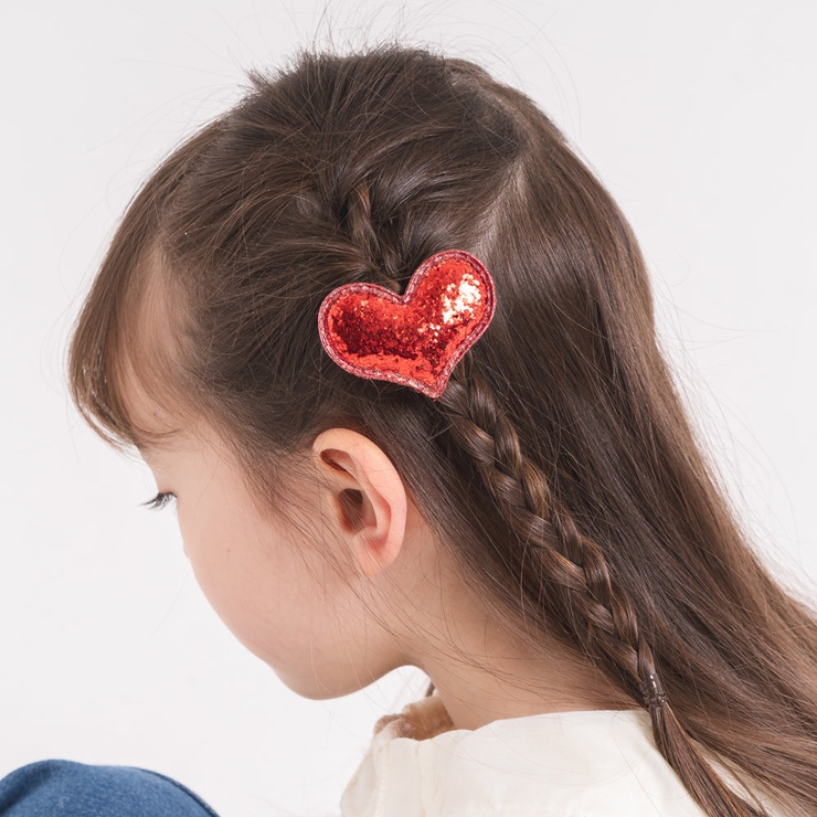 2点セット】スパンコールハートヘアピン[品番：VINK0002387]｜URBAN