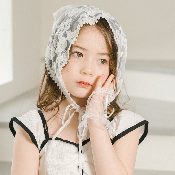 リボンレースバブーシュカ[品番：VINK0003529]｜URBAN CHERRY