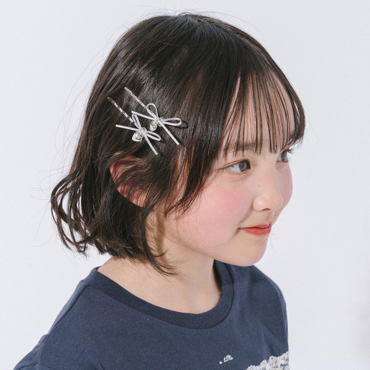 【2個セット】リボンハートチャームヘアピン | URBAN CHERRY | 詳細画像9 